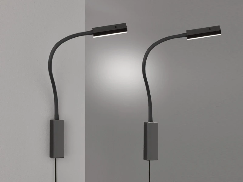 Fischer & Honsel 2er SET 2in1 LED Wandlampen & Bettlampen Dimmbar, Schwanenhals Leselampen 3 Fischer & Honsel 2er SET 2in1 LED Wandlampen & Bettlampen Dimmbar, Schwanenhals Leselampen – Bild 3