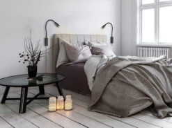 Fischer & Honsel 2er SET 2in1 LED Wandlampen & Bettlampen Schwarz Dimmbar, Schwanenhals Leselicht -Heimbeleuchtung Angebote 2er set 2in1 led wandlampen bettlampen schwarz dim 8