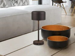 MeineWunschleuchte 2er SET Akku Tischleuchten 30cm, Per USB Aufladbar, Dimmbar, Schwarz -Heimbeleuchtung Angebote 2er set akku tischleuchten 30cm per usb aufladbar 1 13