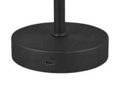 MeineWunschleuchte 2er SET Akku Tischleuchten 30cm, Per USB Aufladbar, Dimmbar, Schwarz -Heimbeleuchtung Angebote 2er set akku tischleuchten 30cm per usb aufladbar 1 15
