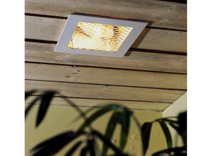 Konstsmide 2er-Set Elegante Deckeneinbauleuchten Edelstahl Gebürstet E27, 27 X 27 Cm 5 Konstsmide 2er-Set Elegante Deckeneinbauleuchten Edelstahl Gebürstet E27, 27 X 27 Cm – Bild 5