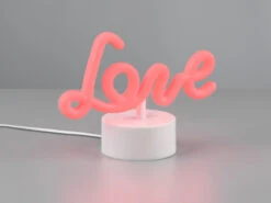 MeineWunschleuchte 2er SET LED Dekoleuchte Mit Schriftzug Love Batterie- Oder USB Betrieben H: 14cm -Heimbeleuchtung Angebote 2er set led dekoleuchte mit schriftzug love batter 4