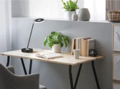 MeineWunschleuchte 2er Set LED Schreibtischlampen Schwarz Verstellbar & Dimmbar - 46cm Groß -Heimbeleuchtung Angebote 2er set led schreibtischlampen schwarz verstellbar 4