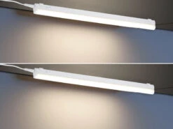 MeineWunschleuchte 2er SET LED Unterbauleuchten Mit Schalter & 230V Direktanschluss, 51cm Lang