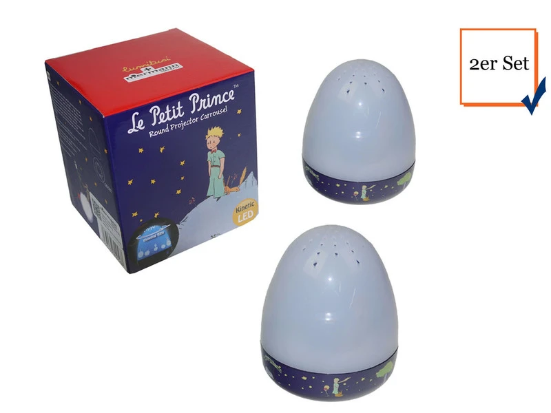 Niermann 2er Set Magische Laterne Kleiner Prinz Nachtlicht Mit Spieluhr Und Lichtspiel 2 Niermann 2er Set Magische Laterne Kleiner Prinz Nachtlicht Mit Spieluhr Und Lichtspiel – Bild 2