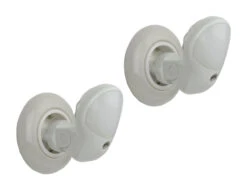 Niermann 2er SET Schwenkbare LED-Nachtlichter Mit Farbwechlser, Dämmerungssensor