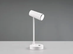Reality Leuchten Akku Tischleuchte LENNY Per USB Aufladbar Sensordimmer Weiß, 28cm -Heimbeleuchtung Angebote akku tischleuchte lenny per usb aufladbar sensordi 4