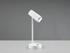 Reality Leuchten Akku Tischleuchte LENNY Per USB Aufladbar Sensordimmer Weiß, 28cm -Heimbeleuchtung Angebote akku tischleuchte lenny per usb aufladbar sensordi 5