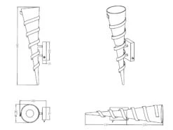 Trio Leuchten Antike Wandleuchte CAMPO Mit Schalter - Rostoptik Mit Scavo Glas -Heimbeleuchtung Angebote antike wandleuchte campo mit schalter rostoptik mi 6