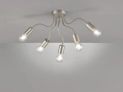 FHL Easy Deckenleuchte BREE 5 Flammig Ø 60cm Mit Beweglichen Armen Design Modern