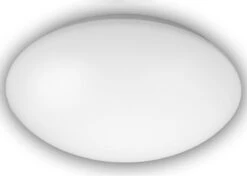 Niermann Deckenleuchte / Deckenschale Rund, Kunststoff Opalweiß, Ø 29 Cm