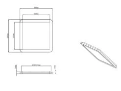 Reality Leuchten Dimmbare LED Deckenleuchte CAMILLUS Flache Badezimmerlampe 30x30cm Weiß IP44 -Heimbeleuchtung Angebote dimmbare led deckenleuchte camillus flache badezim 23