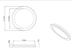 Reality Leuchten Dimmbare LED Deckenleuchte CAMILLUS Flache Badezimmerlampe Ø17cm Schwarz IP44 -Heimbeleuchtung Angebote dimmbare led deckenleuchte camillus flache badezim 37