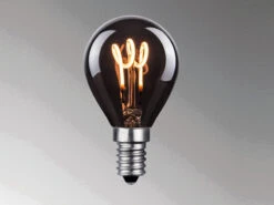 FHL Easy E14 Filament LED Deko Leuchtmittel Birne Vintage Rauchfarben - 2 Watt, 25 Lumen