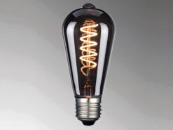 FHL Easy E27 Filament LED Deko Leuchtmittel Tropfen Rauchfarben - 4 Watt, 60 Lumen