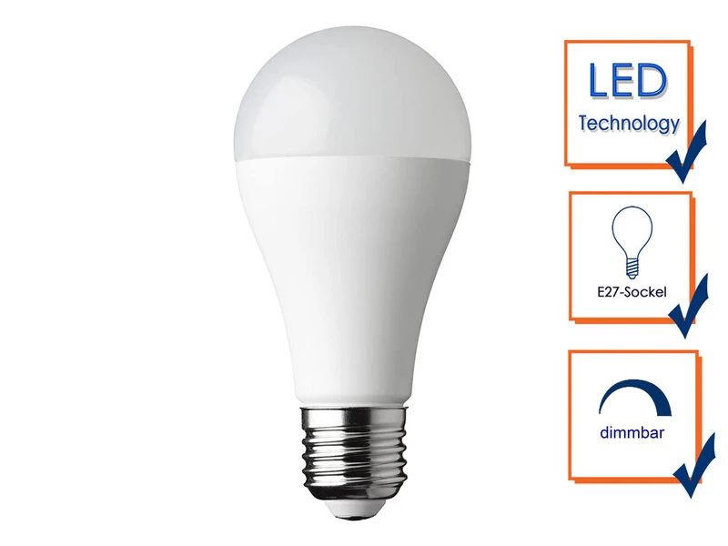 Wofi E27 LED - 17 Watt, 1521 Lumen, 3000 Kelvin Warmweiß, Ø6cm - Extern Dimmbar 5 Wofi E27 LED - 17 Watt, 1521 Lumen, 3000 Kelvin Warmweiß, Ø6cm - Extern Dimmbar – Bild 5