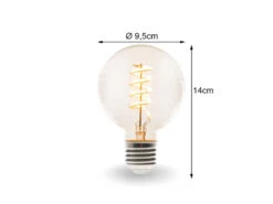 Perel E27 LED WIFI, 6,5 Watt 555 Lumen, 2200-2700 Kelvin, Ø9,5cm, Per App Steuerbar -Heimbeleuchtung Angebote e27 led wifi 65 watt 555 lumen 2200 2700 kelvin 95 3