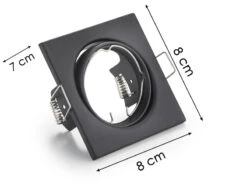 Trio Leuchten Eckiger Deckeneinbaustrahler JURA Schwenkbar In Schwarz Matt GU10 -Heimbeleuchtung Angebote eckiger deckeneinbaustrahler jura schwenkbar in sc 2