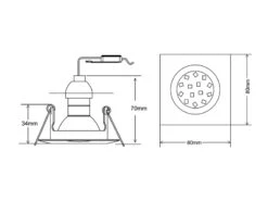 Trio Leuchten Eckiger Deckeneinbaustrahler JURA Schwenkbar In Schwarz Matt GU10 -Heimbeleuchtung Angebote eckiger deckeneinbaustrahler jura schwenkbar in sc 5