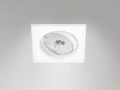 Trio Leuchten Eckiger Deckeneinbaustrahler JURA Schwenkbar In Weiß Matt GU10