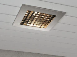 Konstsmide Elegante Deckeneinbauleuchte Edelstahl Gebürstet E27, 27 X 27 Cm