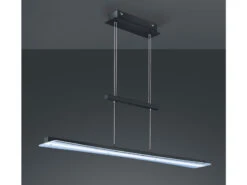 Reality Leuchten Exklusive LED Pendelleuchte SMASH Höhenverstellbar Schwarz Matt Mit TOUCH Dimmer
