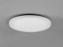 Reality Leuchten Flache LED Deckenleuchte CARUS Ø44cm Leuchtflächen Getrennt Schaltbar Weiß -Heimbeleuchtung Angebote flache led deckenleuchte carus 44cm leuchtflaechen 4