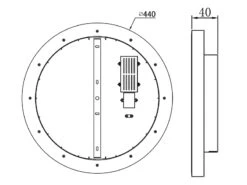 Reality Leuchten Flache LED Deckenleuchte CARUS Ø44cm Leuchtflächen Getrennt Schaltbar Weiß -Heimbeleuchtung Angebote flache led deckenleuchte carus 44cm leuchtflaechen 9