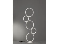 Trio Leuchten Flache LED RONDO Ringleuchte Stehlampe Mit Fußschalter Aus Metall In Weiß Matt -Heimbeleuchtung Angebote flache led rondo ringleuchte stehlampe mit fusssch 8