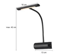 Trio Leuchten Flexible LED Bilderleuchte CURTIS, Wandleuchte Mit Drehdimmer, Schwarz -Heimbeleuchtung Angebote flexible led bilderleuchte curtis wandleuchte mit 1 3