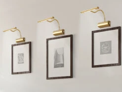 Trio Leuchten Flexible LED Wandleuchte / Bilderleuchte CURTIS Messing Matt, Drehdimmer -Heimbeleuchtung Angebote flexible led wandleuchte bilderleuchte curtis mess 4