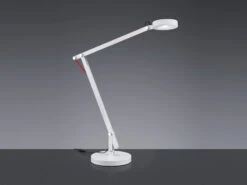 Trio Leuchten Funktionale LED-Tischleuchte AMSTERDAM In Weiß, Höhe 90 Cm