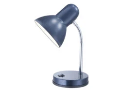 Globo Funktionale Schreibtischlampe / Tischleuchte BASIC In Blau, Flexrohr