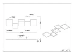Trio Leuchten Große LED Deckenleuchte SORRENTO 120cm Lang & Sehr Flach Design Schwarz -Heimbeleuchtung Angebote grosse led deckenleuchte sorrento 120cm lang sehr 1 2