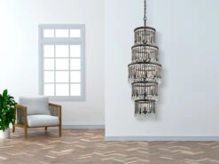 KICHLER Großer Kronleuchter PIPER Mit Filigranem Kristall Glas, Braun, Bis 3,75cm Lang -Heimbeleuchtung Angebote grosser kronleuchter piper mit filigranem kristall 7