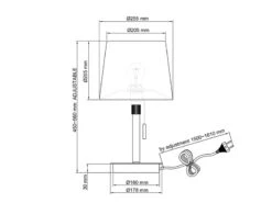 Trio Leuchten Höhenverstellbare LED Tischleuchte Mit Stylishem Stoffschirm, Weiß Messing -Heimbeleuchtung Angebote hoehenverstellbare led tischleuchte mit stylishem 1 5