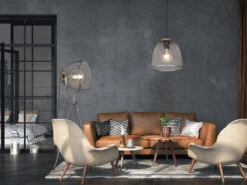 Trio Leuchten Höhenverstellbare LED Tripod Stehlampe Mit Großem Metallgeflecht Lampenschirm -Heimbeleuchtung Angebote hoehenverstellbare led tripod stehlampe mit grosse 4