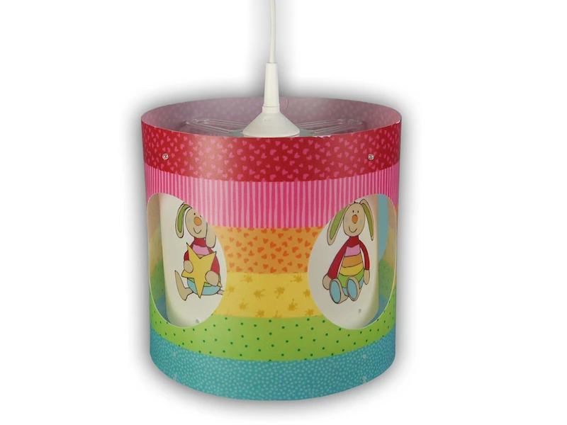 Niermann Kinder Hängelampe Motiv RABBIT Lampenschirm Drehend Mit LED – Tolle Lichteffekte 2 Niermann Kinder Hängelampe Motiv RABBIT Lampenschirm Drehend Mit LED – Tolle Lichteffekte – Bild 2