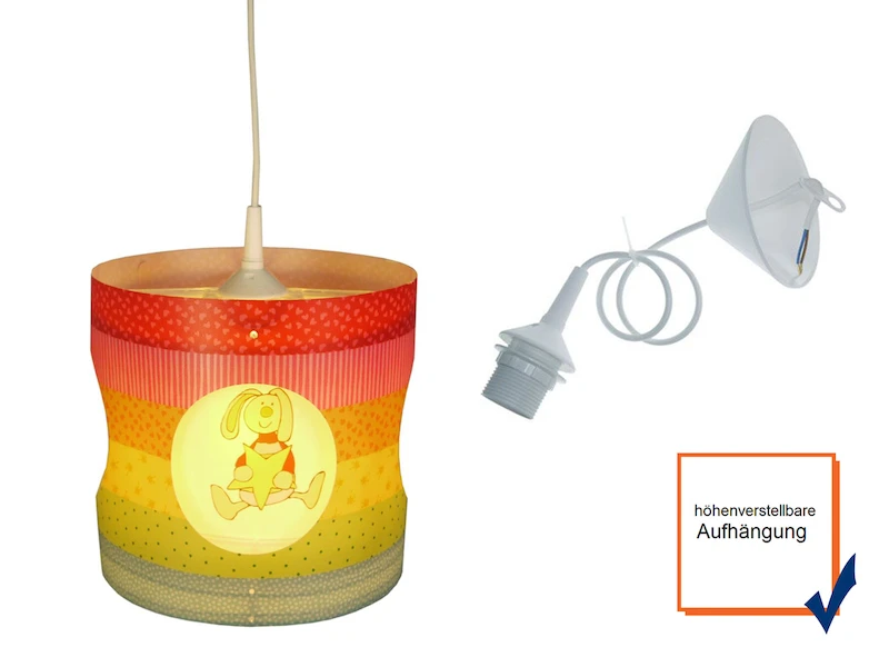 Niermann Kinder Hängelampe Motiv RABBIT Lampenschirm Drehend Mit LED – Tolle Lichteffekte 3 Niermann Kinder Hängelampe Motiv RABBIT Lampenschirm Drehend Mit LED – Tolle Lichteffekte – Bild 3