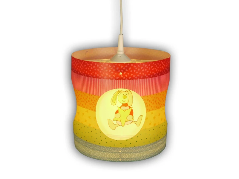 Niermann Kinder Hängelampe Motiv RABBIT Lampenschirm Drehend Mit LED – Tolle Lichteffekte 1 Niermann Kinder Hängelampe Motiv RABBIT Lampenschirm Drehend Mit LED – Tolle Lichteffekte