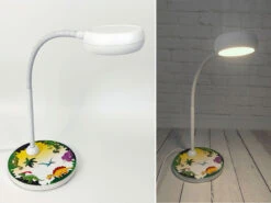 Niermann Kinder Schreibtischlampe DINO Mit Flexarm Zum Lesen, Höhe 43cm