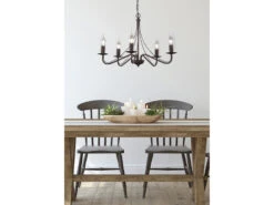 Reality Leuchten Kronleuchter COUNTRY 5 Flammig Metall In Rostoptik - Abhängung 172cm Ø55cm -Heimbeleuchtung Angebote kronleuchter country 5 flammig metall in rostoptik 3