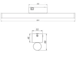 Trio Leuchten LED Bad Wandleuchte MATTIMO Mit Schalter Chrom 60cm - Spiegelleuchte 20 Trio Leuchten LED Bad Wandleuchte MATTIMO Mit Schalter Chrom 60cm - Spiegelleuchte -Heimbeleuchtung Angebote led bad wandleuchte mattimo mit schalter chrom 60c 9