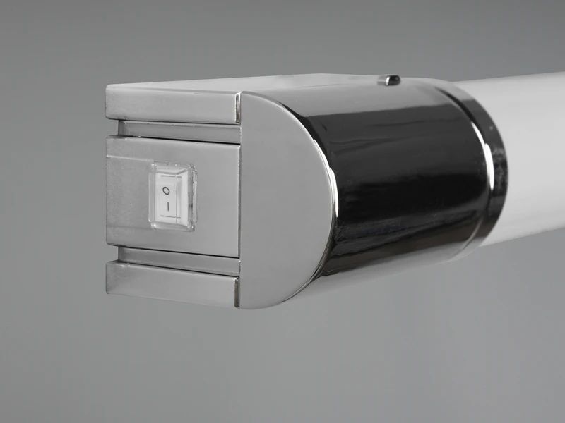 Trio Leuchten LED Bad Wandleuchten 2er Set Mit Steckdose Chrom 119cm - Spiegelleuchte 6 Trio Leuchten LED Bad Wandleuchten 2er Set Mit Steckdose Chrom 119cm - Spiegelleuchte – Bild 6