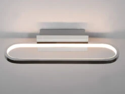 Trio Leuchten LED Badezimmer Wandleuchte 2er Set In Chrom, Breite 40cm - Spiegelleuchte -Heimbeleuchtung Angebote led badezimmer wandleuchte 2er set in chrom breite 5