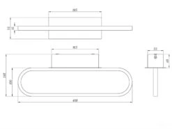 Trio Leuchten LED Badezimmer Wandleuchte 2er Set In Chrom, Breite 40cm - Spiegelleuchte -Heimbeleuchtung Angebote led badezimmer wandleuchte 2er set in chrom breite 8