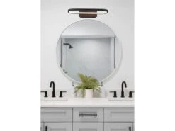 Trio Leuchten LED Badezimmer Wandleuchte GIANNI In Schwarz, Breite 40cm - Spiegelleuchte 17 Trio Leuchten LED Badezimmer Wandleuchte GIANNI In Schwarz, Breite 40cm - Spiegelleuchte -Heimbeleuchtung Angebote led badezimmer wandleuchte gianni in schwarz breit 7