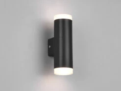 Trio Leuchten LED Badezimmer Wandleuchte RAY Up And Down In Schwarz 16,6cm - Spiegelleuchte -Heimbeleuchtung Angebote led badezimmer wandleuchte ray up and down in schw 2