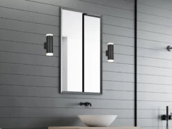 Trio Leuchten LED Badezimmer Wandleuchte RAY Up And Down In Schwarz 16,6cm - Spiegelleuchte -Heimbeleuchtung Angebote led badezimmer wandleuchte ray up and down in schw 6