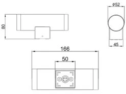 Trio Leuchten LED Badezimmer Wandleuchte RAY Up And Down In Schwarz 16,6cm - Spiegelleuchte -Heimbeleuchtung Angebote led badezimmer wandleuchte ray up and down in schw 7